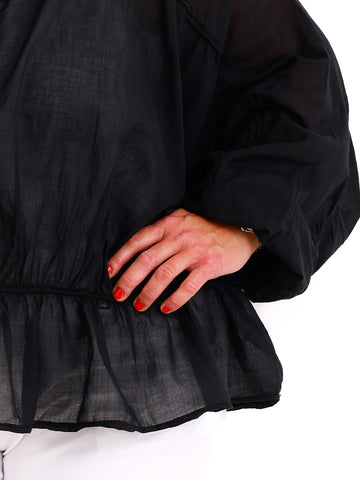 Oversize-Tunika LUNA.S – 100 % Baumwolle – Fledermausärmel – Gr. 38-48