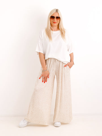 Jersey Marlene-Hose JONAS.S – Viskose-Mix – Leo-Muster – Gr. 38-48