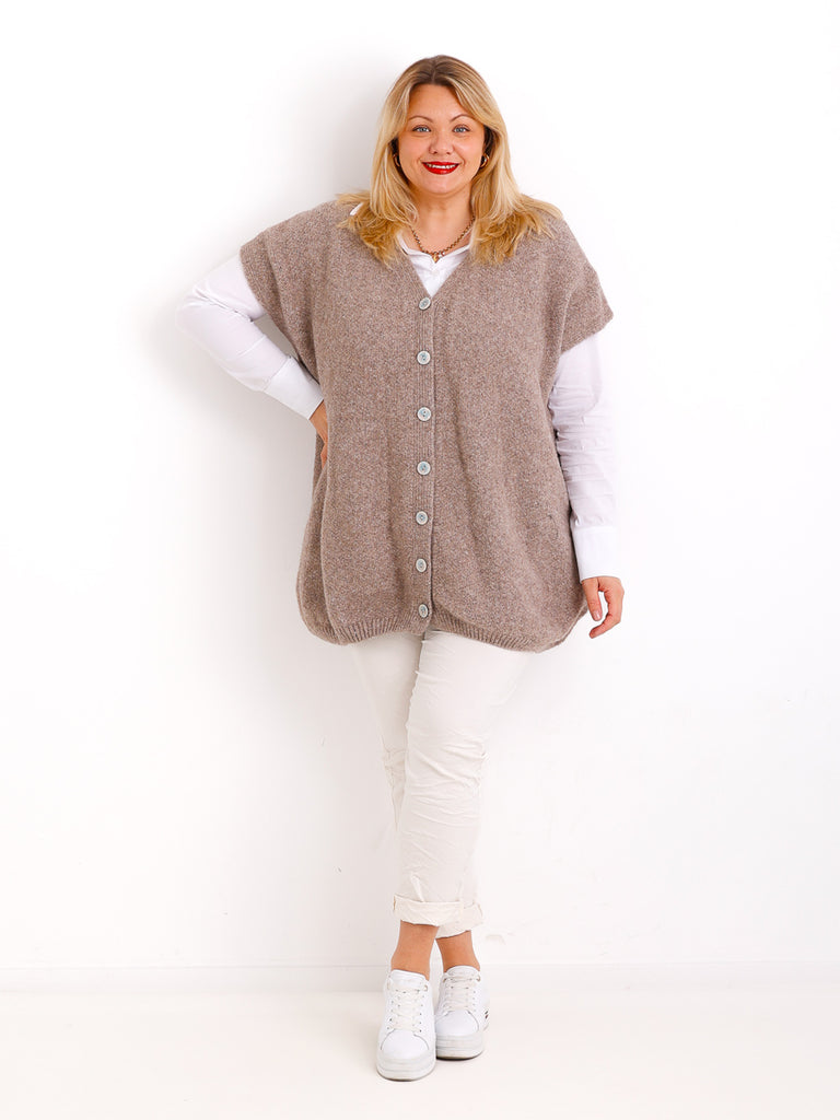 SAMIRA Curvy Size Pullunder / Strickweste - verschiedene Farben