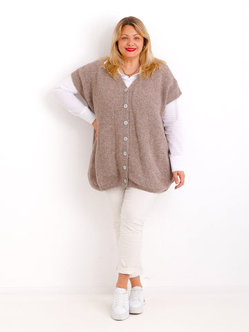 SAMIRA Curvy Size Pullunder / Strickweste - verschiedene Farben