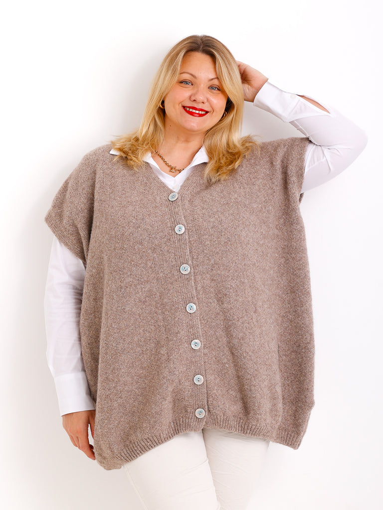 SAMIRA Curvy Size Pullunder / Strickweste - verschiedene Farben