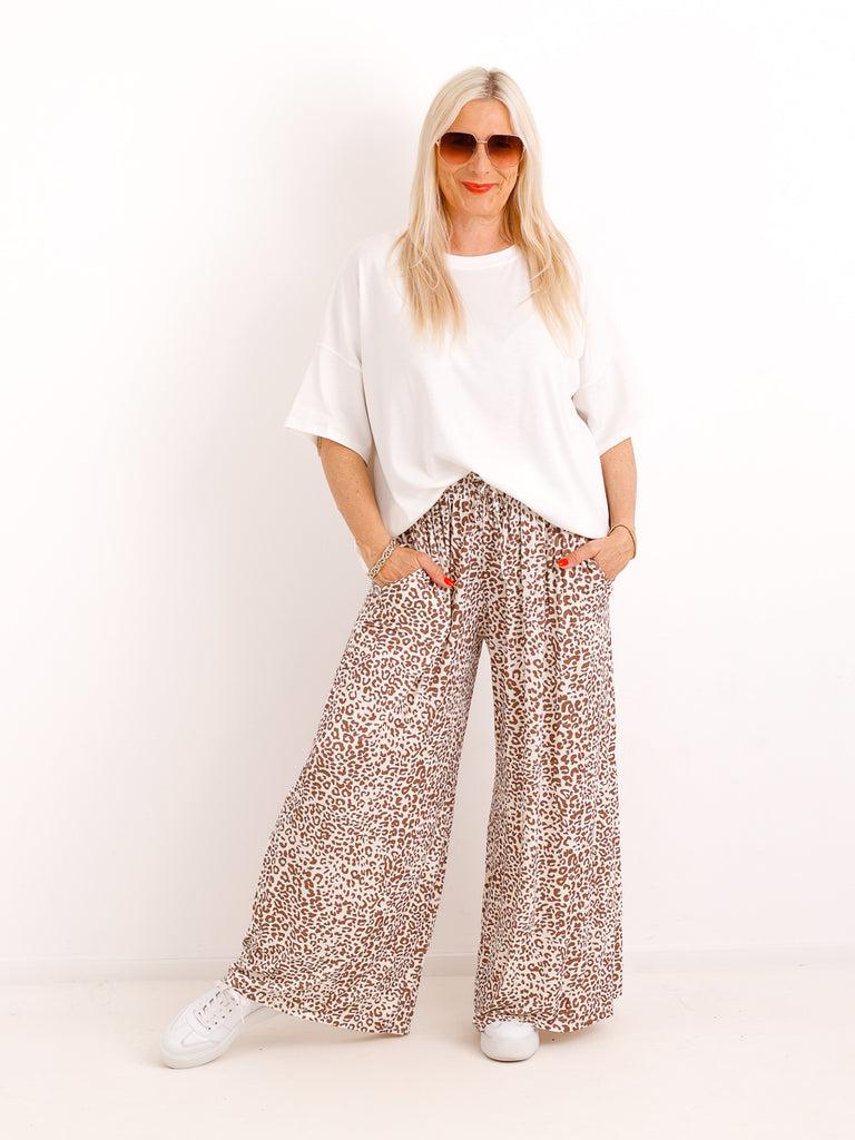 Jersey Marlene-Hose JONAS.S – Viskose-Mix – Leo-Muster – Gr. 38-48