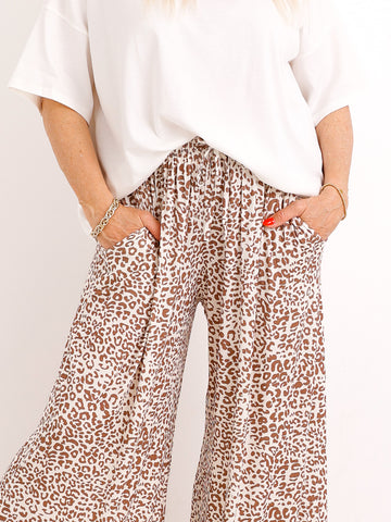 Jersey Marlene-Hose JONAS.S – Viskose-Mix – Leo-Muster – Gr. 38-48