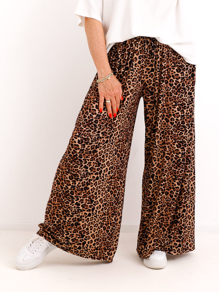 Jersey Marlene-Hose JONAS.S – Viskose-Mix – Leo-Muster – Gr. 38-48