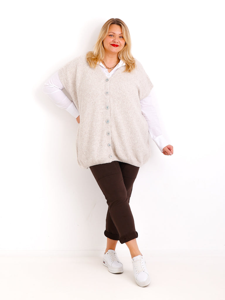 SAMIRA Curvy Size Pullunder / Strickweste - verschiedene Farben