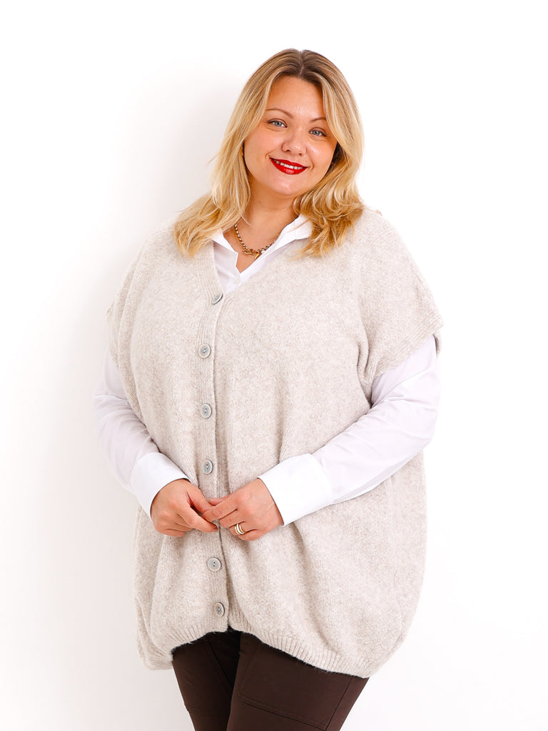 SAMIRA Curvy Size Pullunder / Strickweste - verschiedene Farben