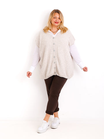 SAMIRA Curvy Size Pullunder / Strickweste - verschiedene Farben