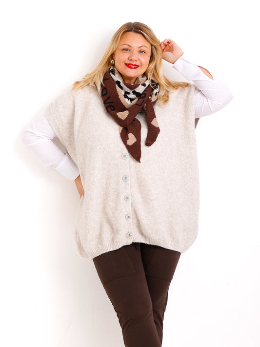 SAMIRA Curvy Size Pullunder / Strickweste - verschiedene Farben