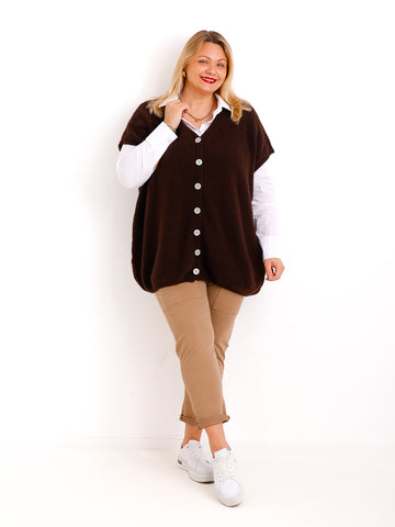 SAMIRA Curvy Size Pullunder / Strickweste - verschiedene Farben