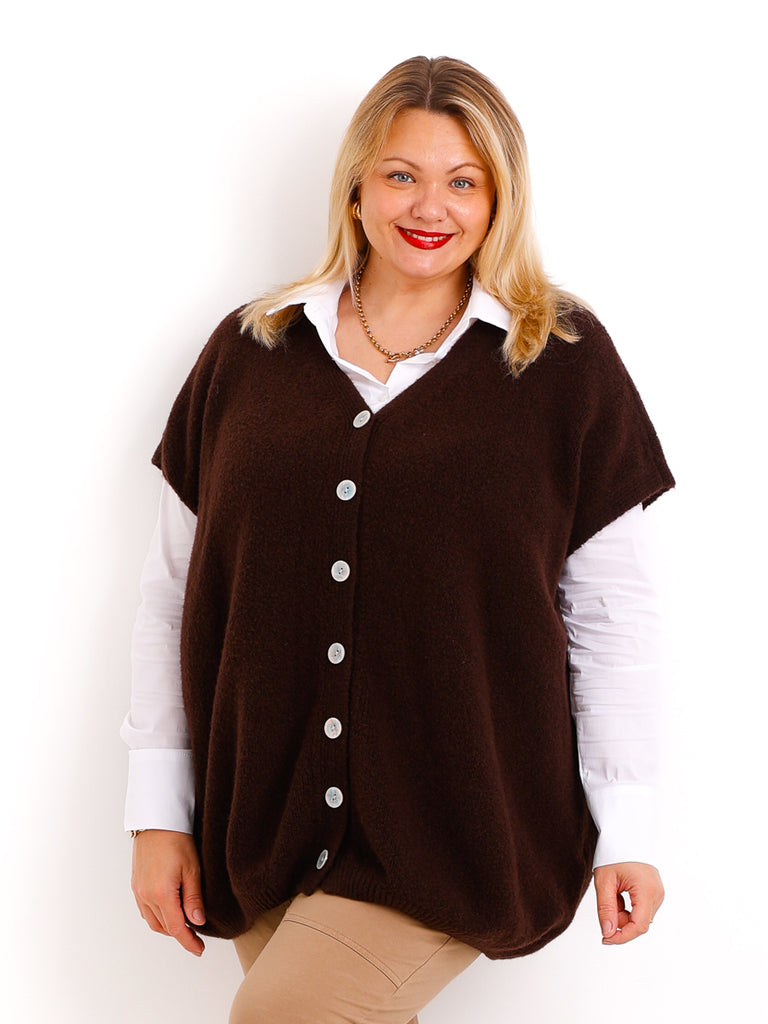 SAMIRA Curvy Size Pullunder / Strickweste - verschiedene Farben