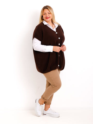 SAMIRA Curvy Size Pullunder / Strickweste - verschiedene Farben