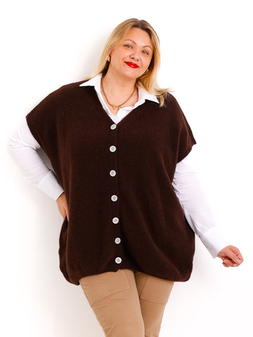 SAMIRA Curvy Size Pullunder / Strickweste - verschiedene Farben
