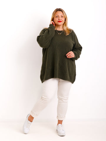 EDITA Curvy Size Pullover - verschiedene Farben