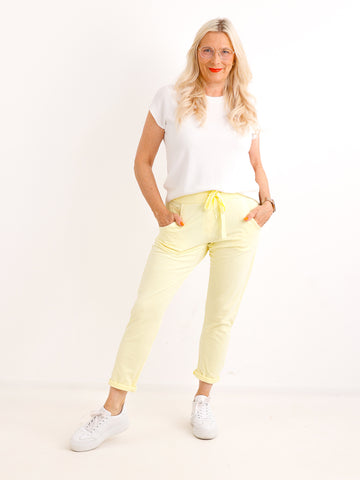 Bestseller Jersey-Hose MAX.S  – gelb – Größen 34 bis 44