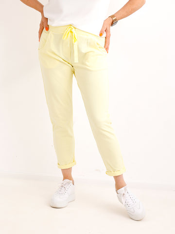 Bestseller Jersey-Hose MAX.S  – gelb – Größen 34 bis 44
