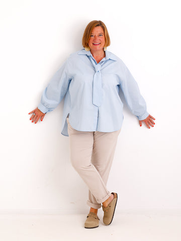 Oversize Bluse MATHILDE.S – Baumwolle – Gr. 38-46