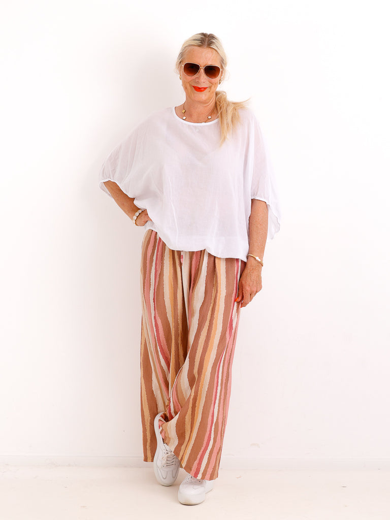 Marlenehose TOM.S mit edler Struktur-Optik – Komfort-Stretch – Gr. 38-46