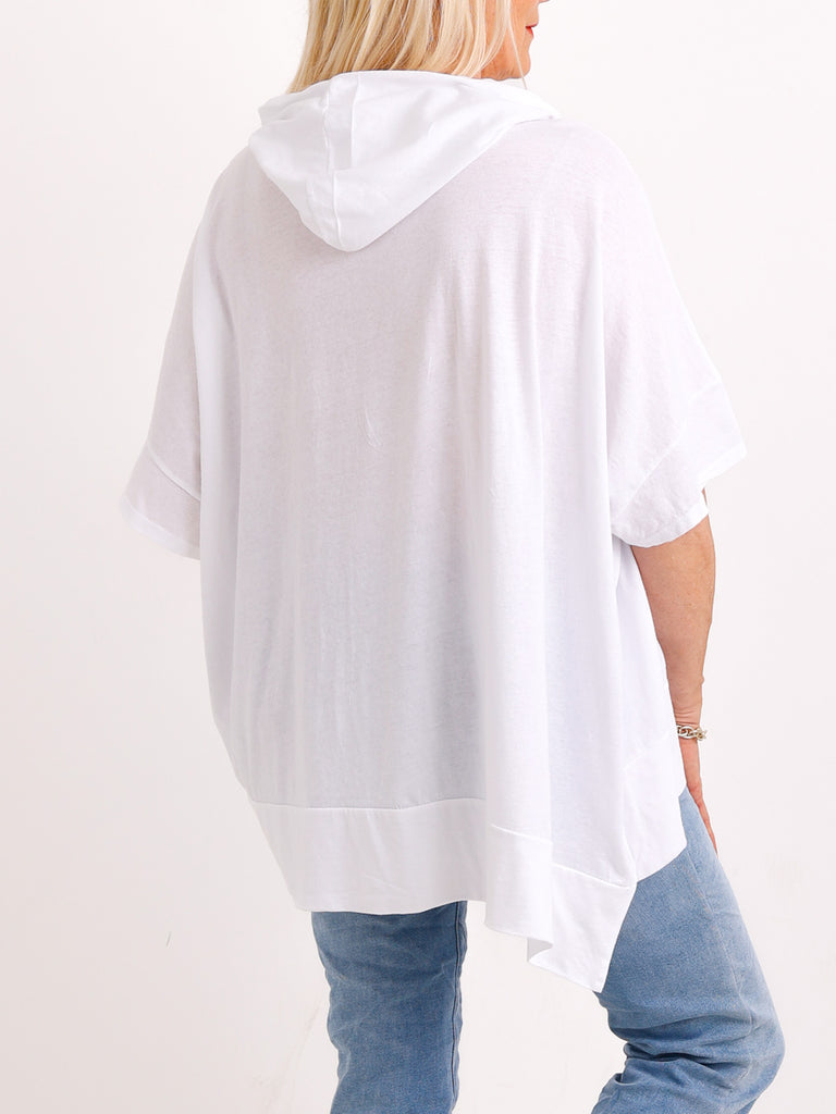 XXL Hoodie CLARA.S - 100% Baumwolle - Gr. 40-48