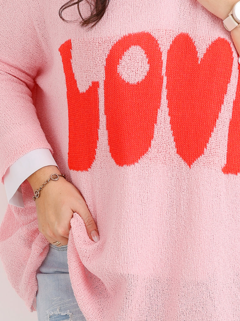 LOVE Pullover | Curvy One Size 42-50