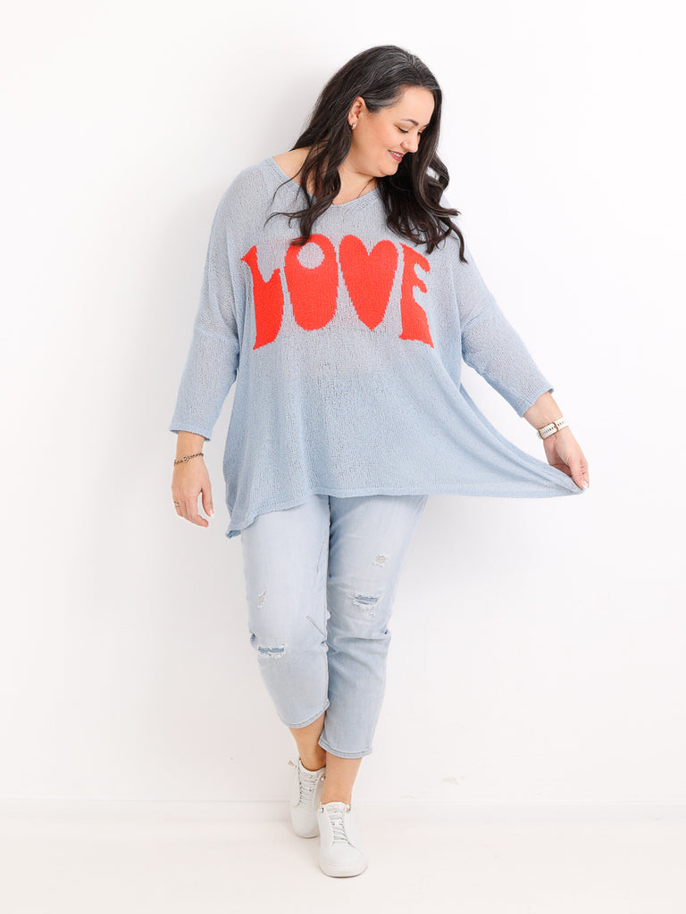 LOVE Pullover | Curvy One Size 42-50