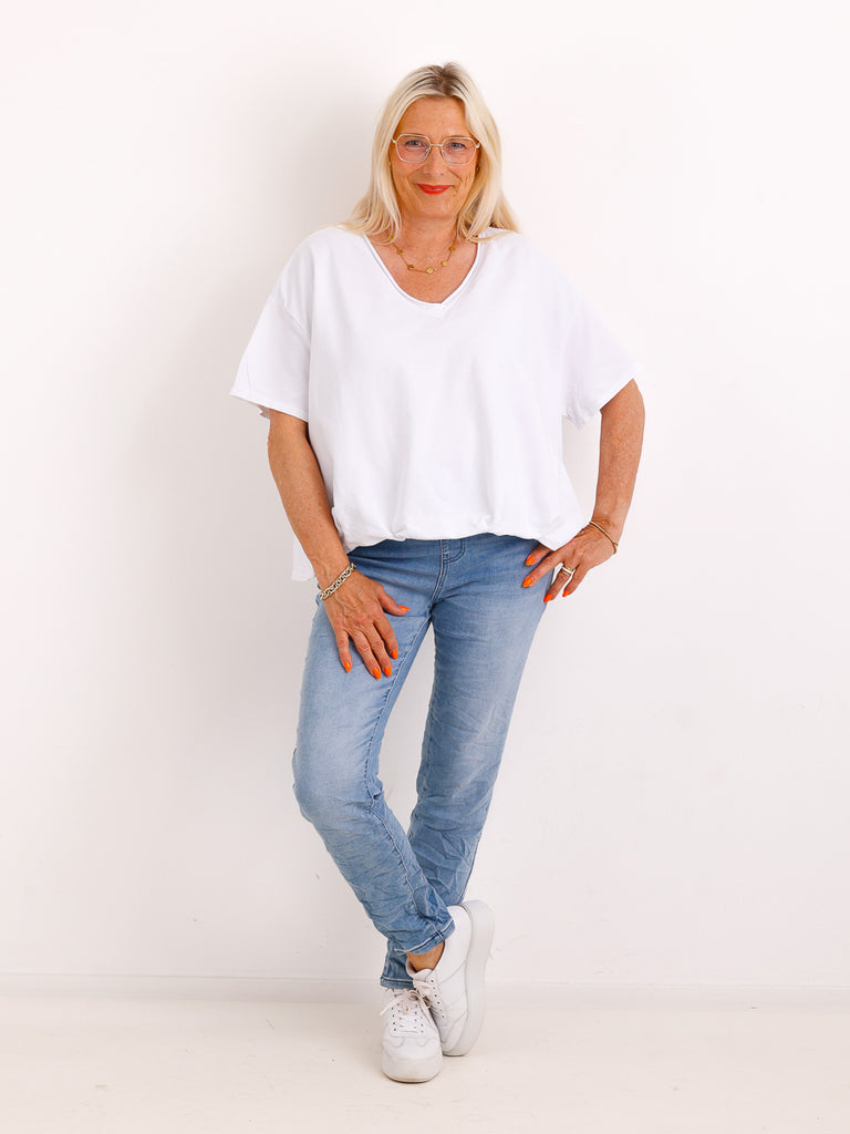 Bequem-Stretch-Jeans JOHN.S mit edler Struktur-Optik – Gr. 38-48