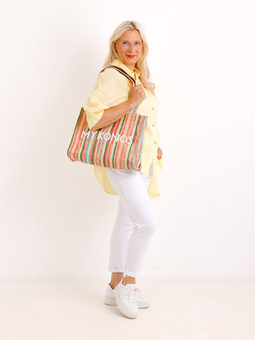 Oversize Leinen-Bluse MAGGIE.S Gr. 40-50