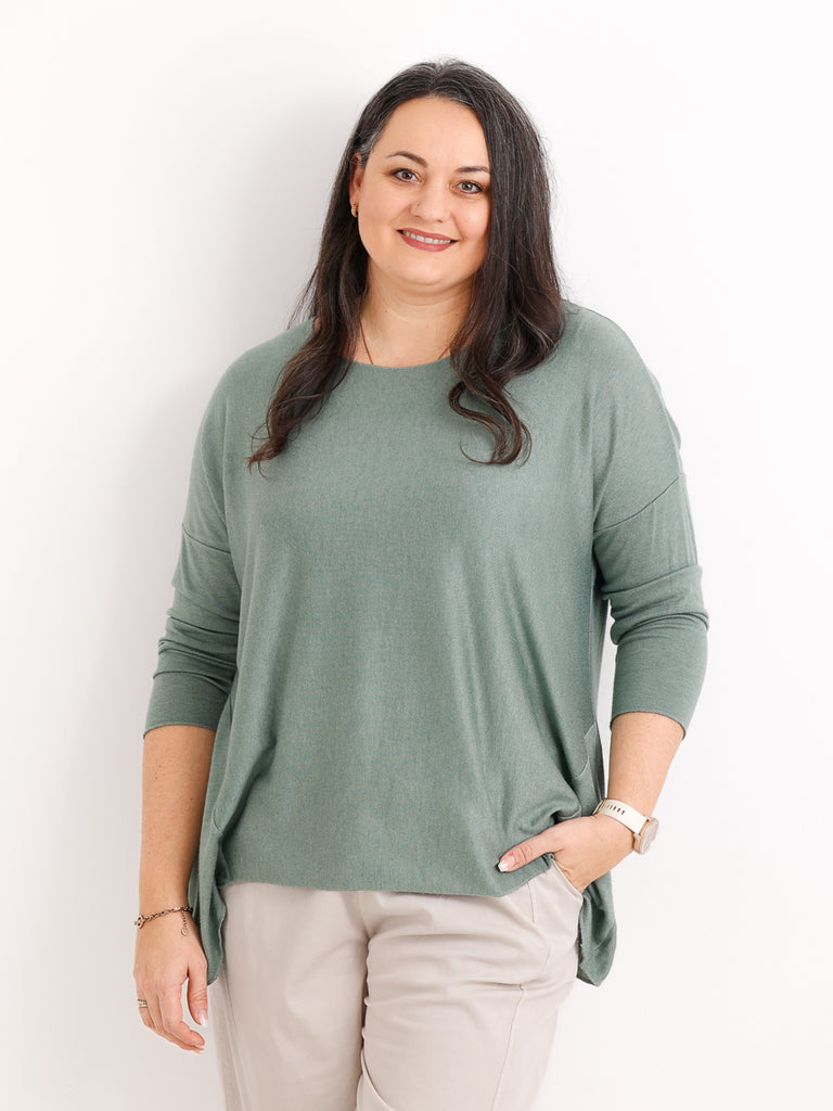 MELINA Longsleeve | Curvy One Size  42-52