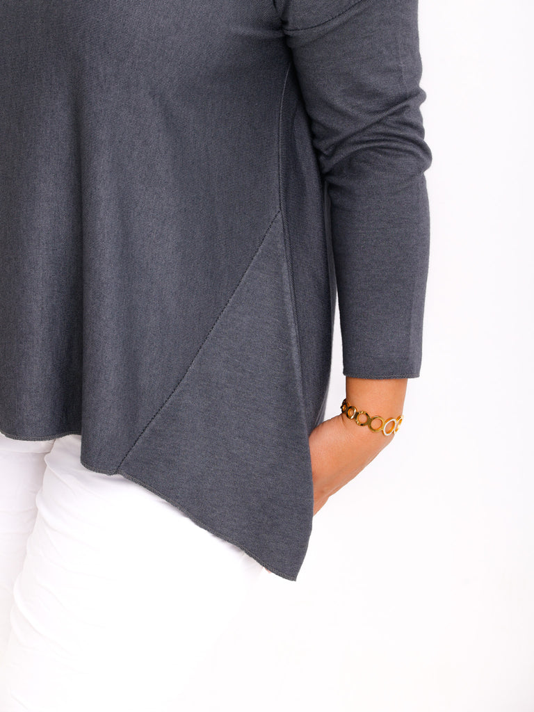 MELINA  Curvy Size Longsleeve - verschiedene Farben