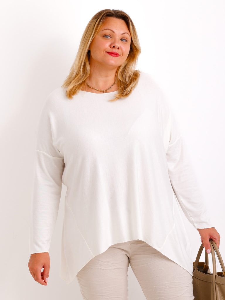 MELINA  Curvy Size Longsleeve - verschiedene Farben