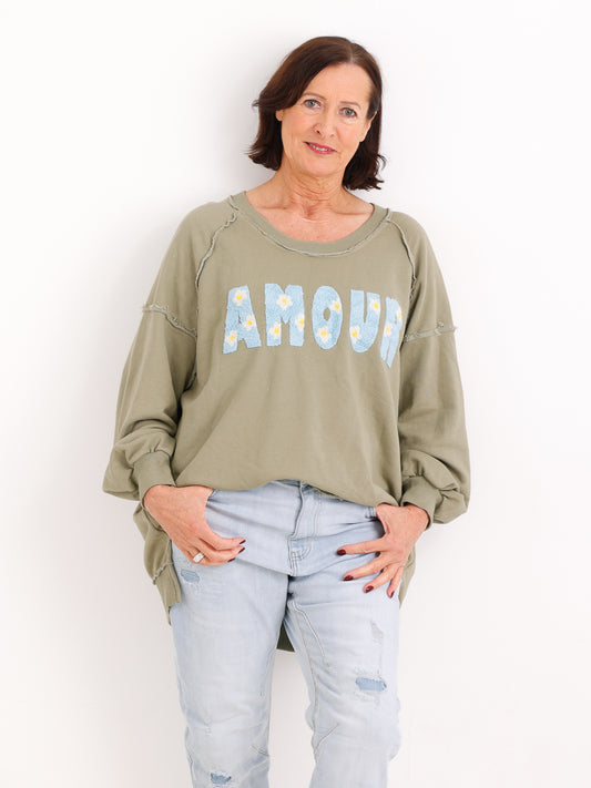 AMOUR Sweatshirt | One Size 36-46