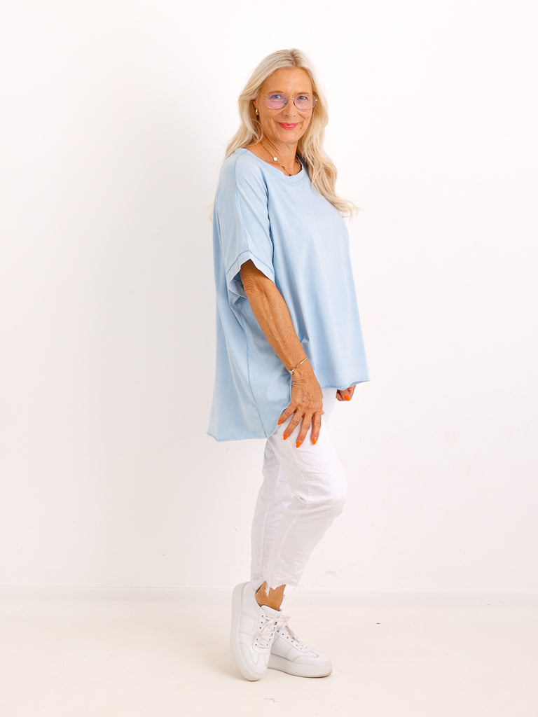 Oversize T-Shirt SOLEA.S – Zeitloses Basic aus 100 % Baumwolle – Gr. 40–50