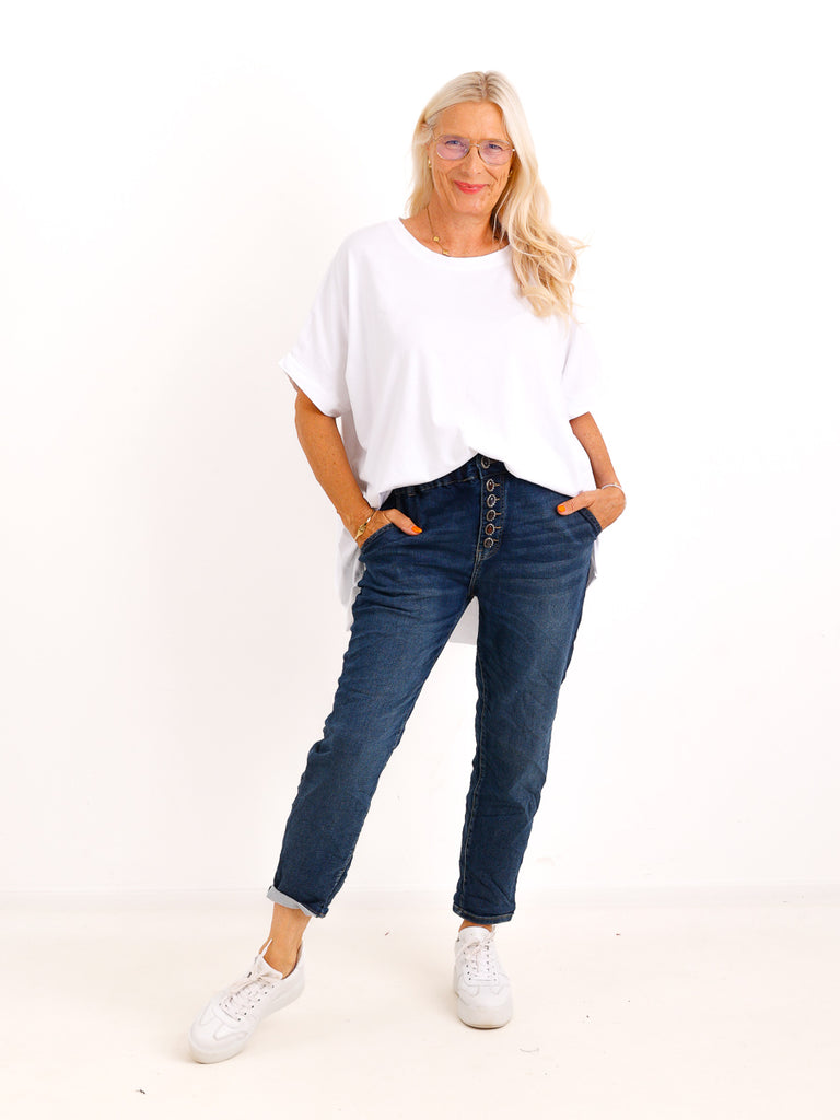 Oversize T-Shirt SOLEA.S – Zeitloses Basic aus 100 % Baumwolle – Gr. 40–50