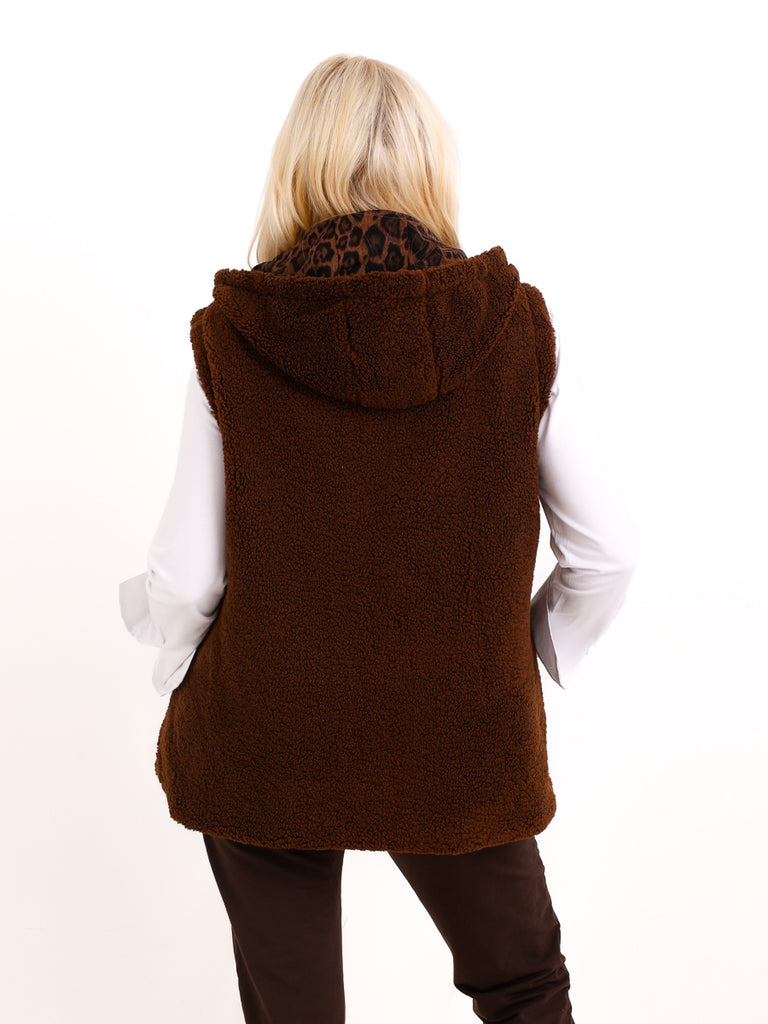 Wendeweste JIL.S – 2-in-1-Look mit abnehmbarer Kapuze – Größen 40 bis 52