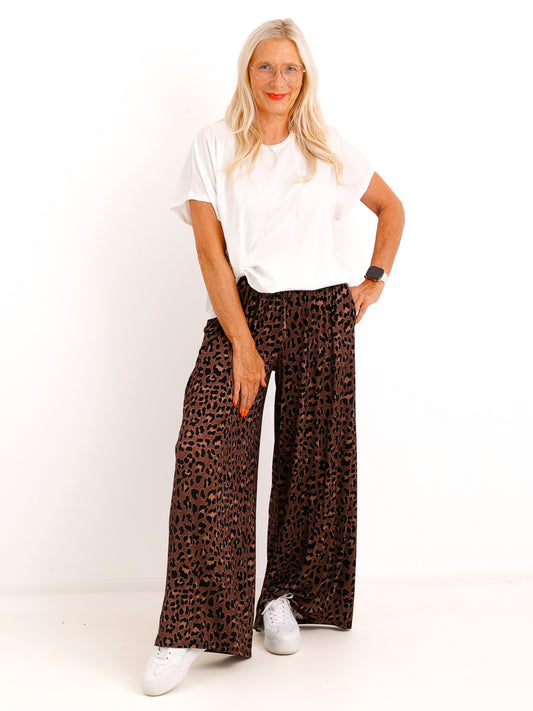 Jersey Marlene-Hose JONAS.S – Viskose-Mix – Leo-Muster – Gr. 38-48
