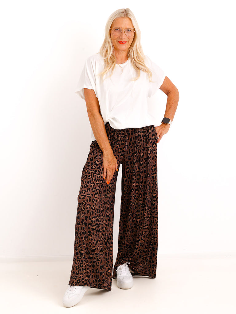 Jersey Marlene-Hose JONAS.S – Viskose-Mix – Leo-Muster – Gr. 38-48