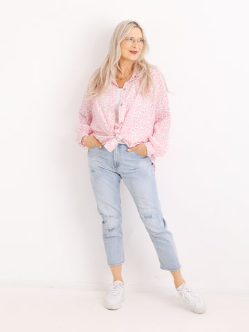 RONDA Musselin Bluse | One Size 38-46