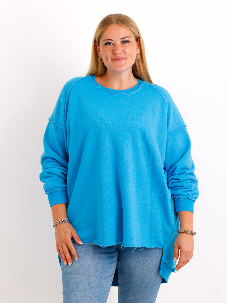 Oversize-Wohlfühl-Sweater CARLY.S – 100 % Baumwolle – Gr. 38-50