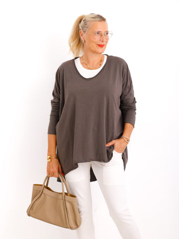 BRENDA Longsleeve - verschiedene Farben