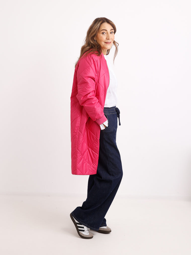 MARINA Steppmantel | Größen S/M-L/XL - Pink