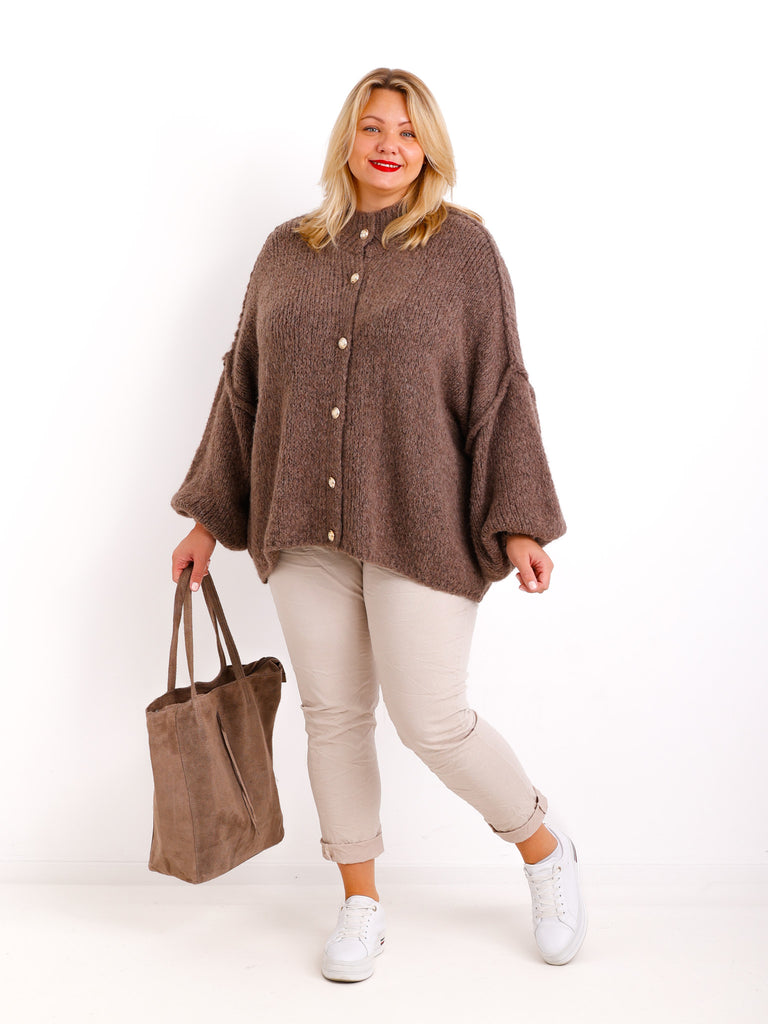 MIRELLA Oversize Strickjacke - verschiedene Farben