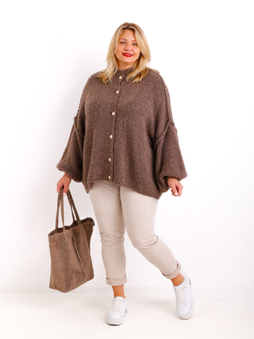 MIRELLA Oversize Strickjacke - verschiedene Farben