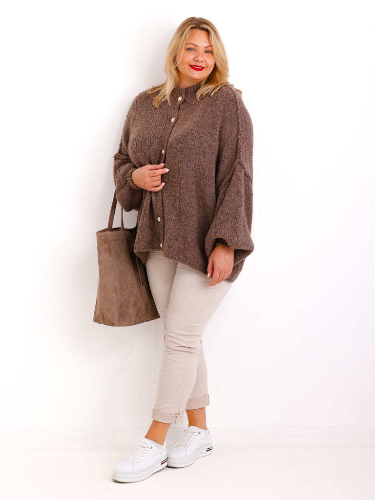 MIRELLA Oversize Strickjacke - verschiedene Farben