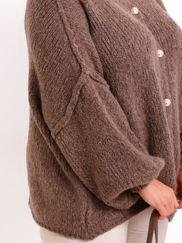 MIRELLA Oversize Strickjacke - verschiedene Farben