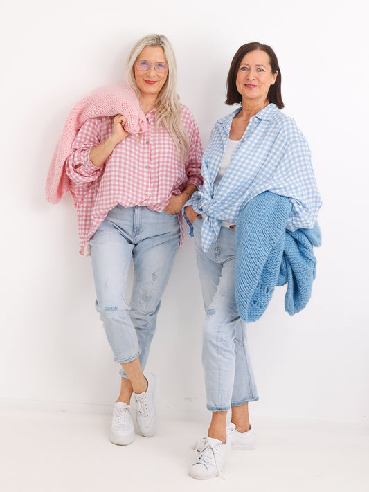 MINA Musselin Bluse | One Size 38-46