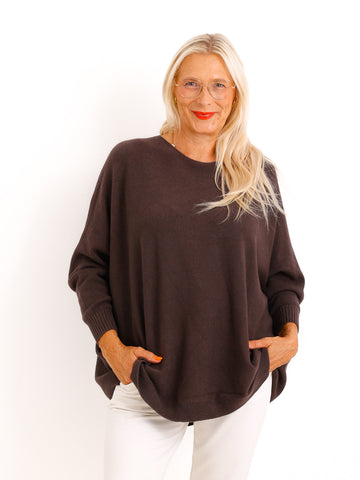 Feinstrick-Oversize-Pullover MILA.S – Wohlfühl-Schnitt – Gr. 38-48