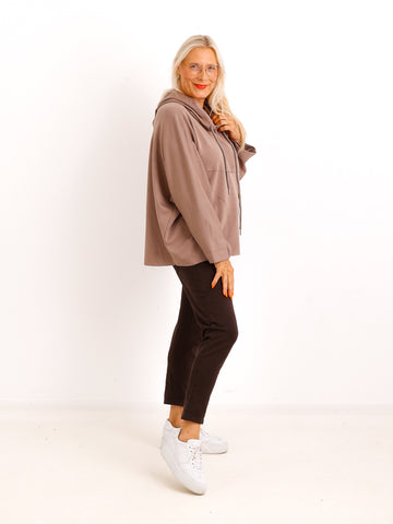 Sweatshirt MAREILE – Oversize Hoodie mit Fledermausärmeln – Gr. 38–46