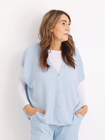 Premium Alpaka-Mix Pullunder LOUISE.S – Oversize & Kuschelweich – Gr. 40-46