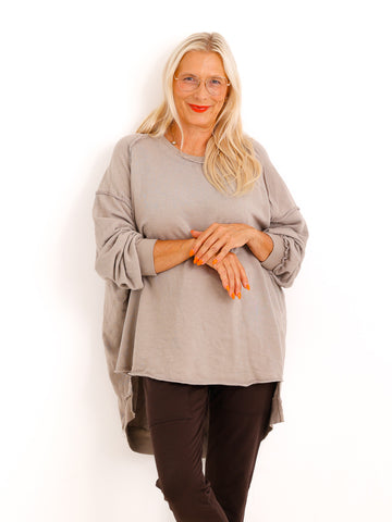 Oversize-Wohlfühl-Sweater CARLY.S – 100 % Baumwolle – Gr. 38-50