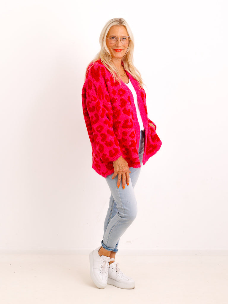 Leo Strickjacke LIVIANE – Weicher Oversize Cardigan – Gr. 36–44