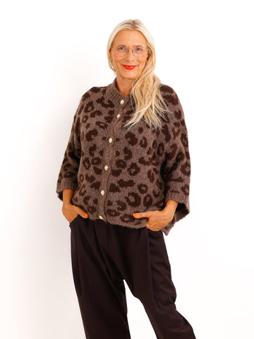 Baggy-Hose LARELL - braun - Extra tiefer Schritt & lässige Silhouette – Größen M–XL